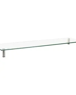Alternative view of LogiLink Monitor riser glass top 1000mm long