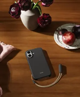 Alternative view of Apple Beats iPhone 17 Kickstand Case with MagSafe and Camera Control - Granite сив