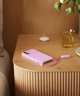 Alternative view of Apple Beats iPhone 17 Kickstand Case with MagSafe and Camera Control - Pebble розов