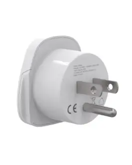 Alternative view of Gembird World to US power adapt er 10A