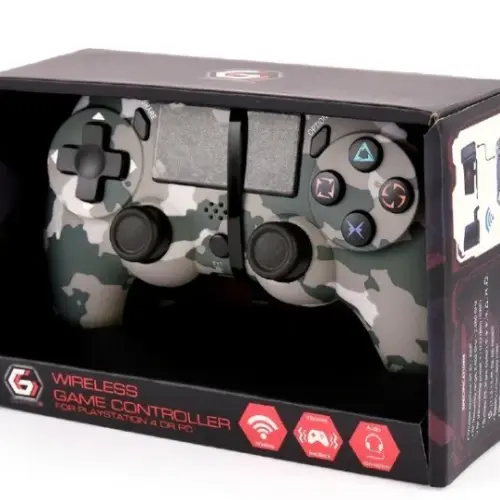 Alternative view of Gembird Wireless game controller PlayStation 4 PC Camo