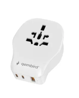 Alternative view of Gembird Universal travel power адаптер 4 detach. plugs