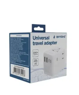 Gembird Universal travel power адаптер cube 70W