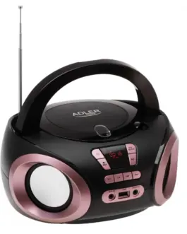 Adler Radio Boombox CD MP3 AD1181 черен copper