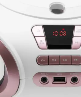 Adler Radio Boombox CD MP3 AD1181 бял copper