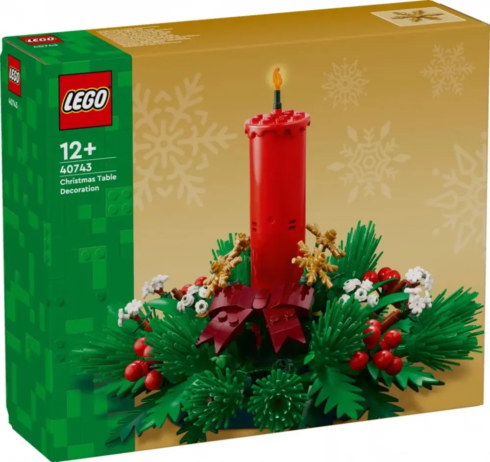 LEGO Klocki Iconic 40743 ĹwiÄteczna dekoracja stoĹu