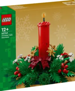 LEGO Klocki Iconic 40743 Świąteczna dekoracja stołu