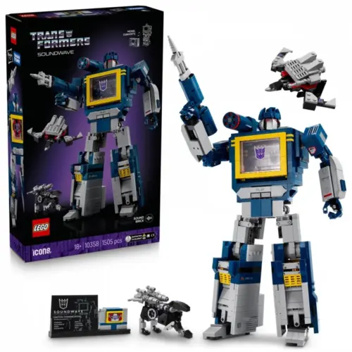 Alternative view of LEGO Klocki Icons 10358 Transformers: Soundwave
