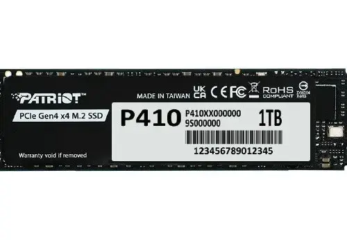Patriot SSD 1TB P410 PCIe M.2 Gen4 x4 NVMe 1.4 2280 5000/4500MB/s
