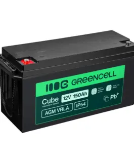 Green Cell Battery AGM VRLA 12V 150Ah IP54