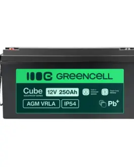 Alternative view of Green Cell Battery AGM VRLA 12V 250Ah IP54