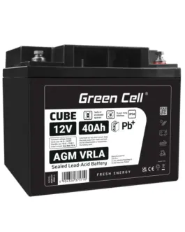 Green Cell Battery AGM VRLA 12V 40Ah IP54