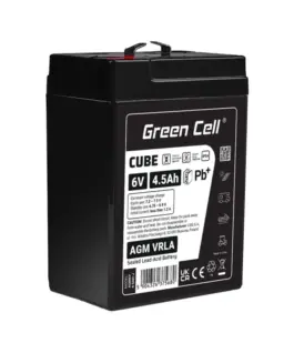 Green Cell Battery AGM VRLA 6V 4,5Ah IP54