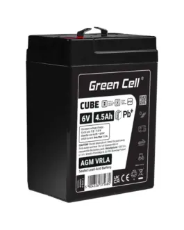 Green Cell Battery AGM VRLA 6V 4,5Ah IP54