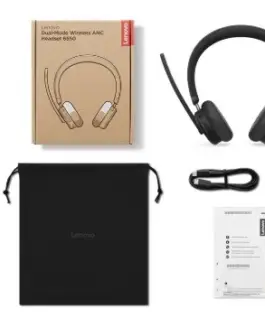 Alternative view of Lenovo Dual-Mode Wireless ANC Headset 6550 USB-A