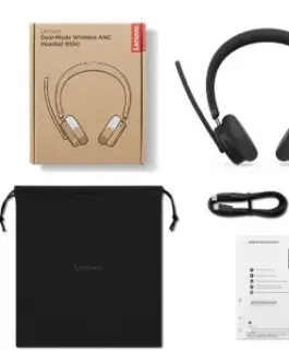 Alternative view of Lenovo Dual-Mode Wireless ANC Headset 6550 USB-A