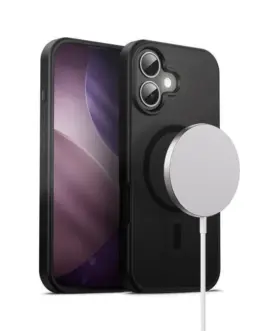 CRONG Case MagSafe iPhone 17 черен hybrid