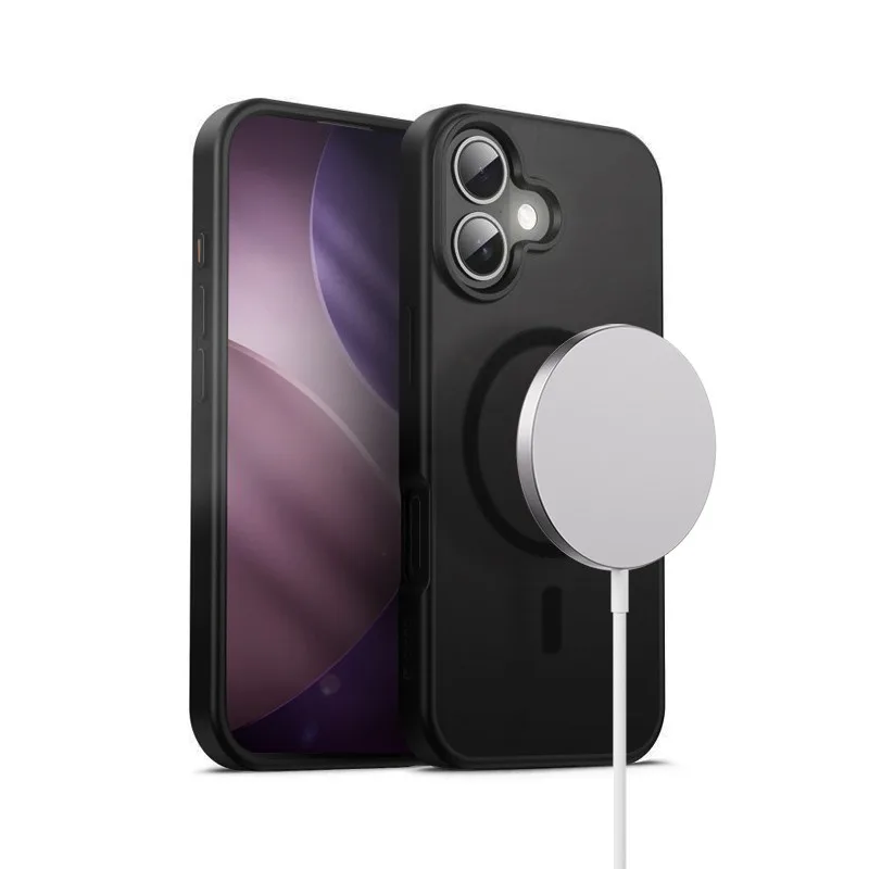 CRONG Case MagSafe iPhone 17 черен hybrid