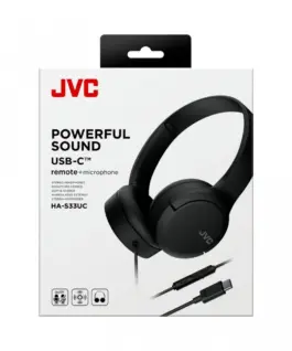 Alternative view of JVC слушалки HA-S33UC черен