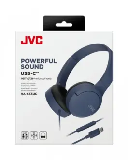 Alternative view of JVC слушалки HA-S33UC blue