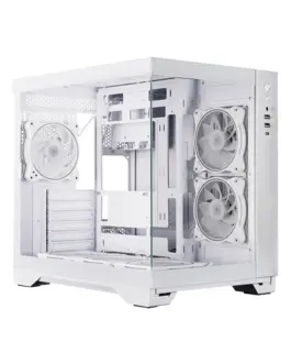 Alternative view of Chieftec кутия за компютър VISIO GM-30W-T G-OP 6xfans ARGB бял