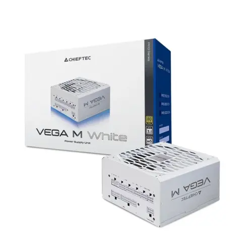 Chieftec захранващ блок PPG-1000-CW VEGA M 1000W 80+ GOLD бял