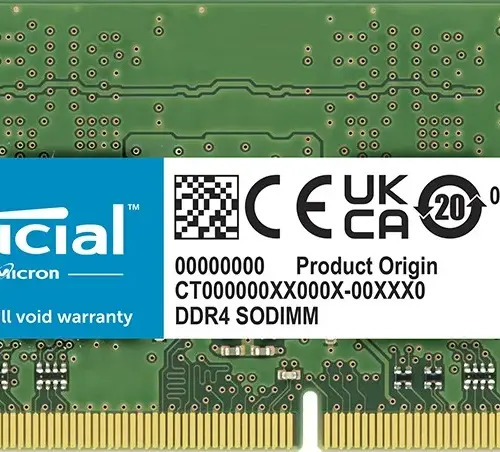 Crucial памет за лаптоп DDR4 SODIMM 32GB/3200 (1*32GB) CL22 Tray