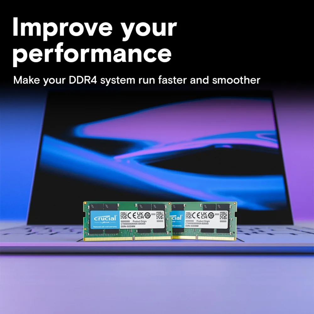 Crucial памет за лаптоп DDR4 SODIMM 32GB/3200 (2*16GB) CL22 Tray - Image 3