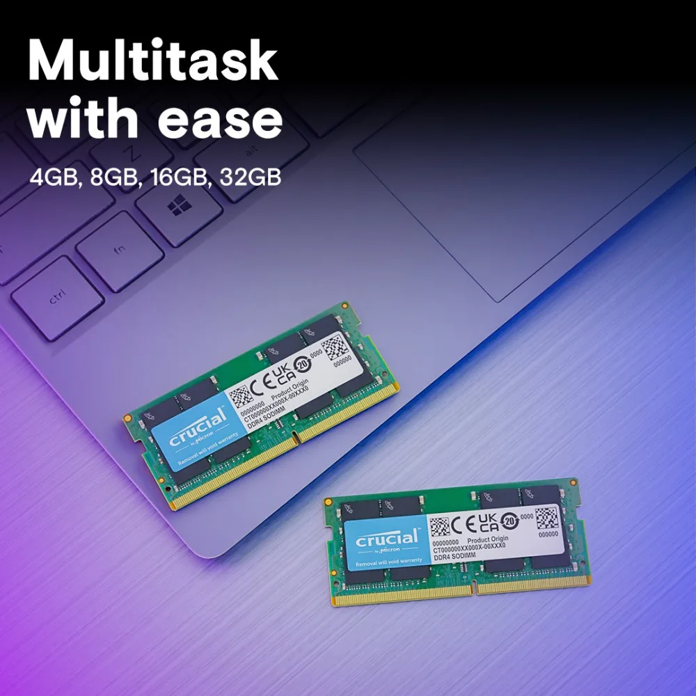 Crucial памет за лаптоп DDR4 SODIMM 32GB/3200 (2*16GB) CL22 Tray - Image 4