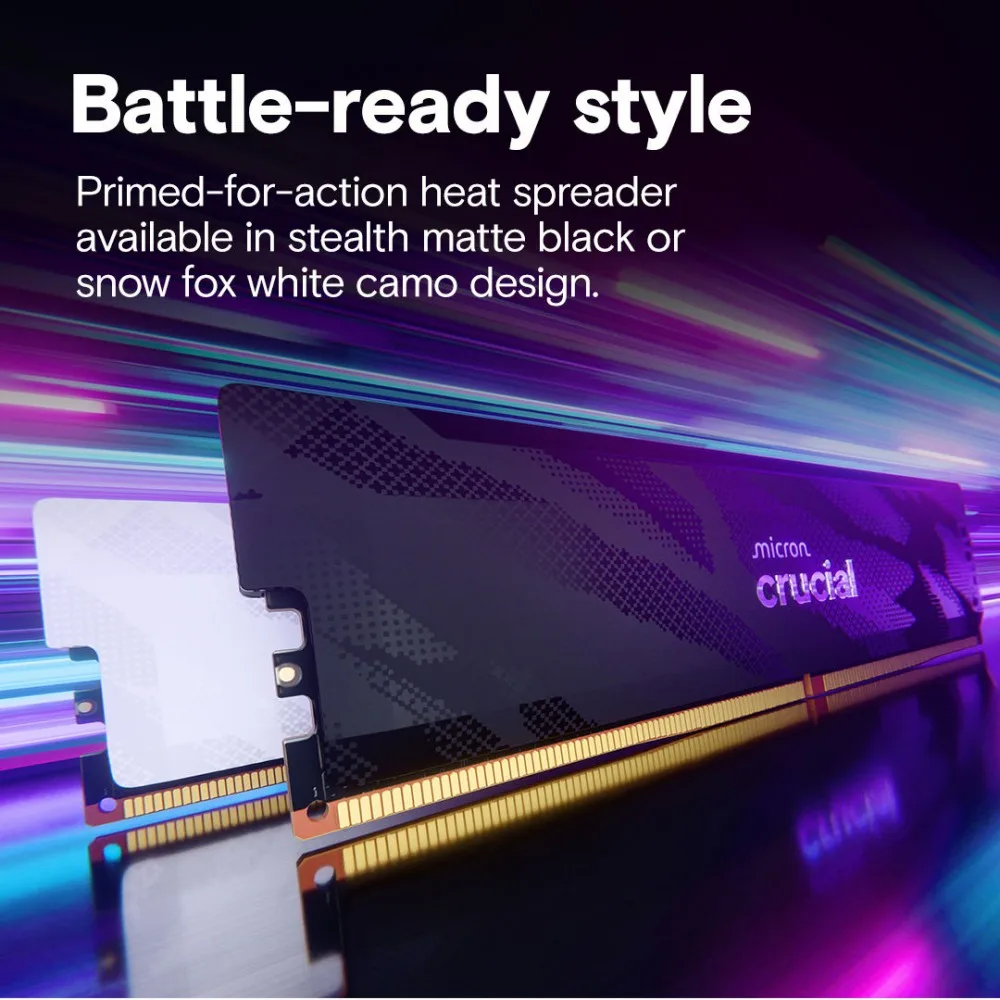 Crucial памет DDR5 Pro OC 16/6400(1*16GB) CL32 - Image 5