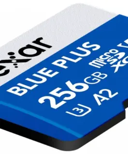 Lexar памет card microSD card 256GB C10 A2 U3 V30 170MB/s син Plus