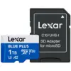 Lexar памет card microSD card 1TB C10 A2 U3 V30 170MB/s син Plus