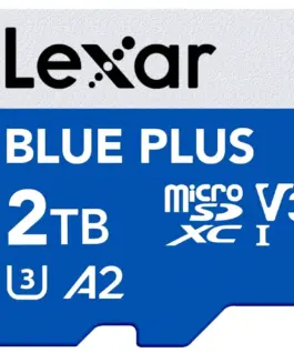 Alternative view of Lexar памет card microSD 2TB C10 A2 U3 V30 170MB/s син Plus