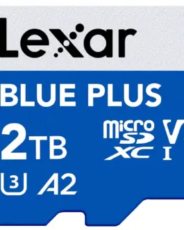 Alternative view of Lexar памет card microSD 2TB C10 A2 U3 V30 170MB/s син Plus