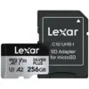 Lexar памет card microSD 256GB C10 A2 U3 V30 205/150MB/s Silver Plus