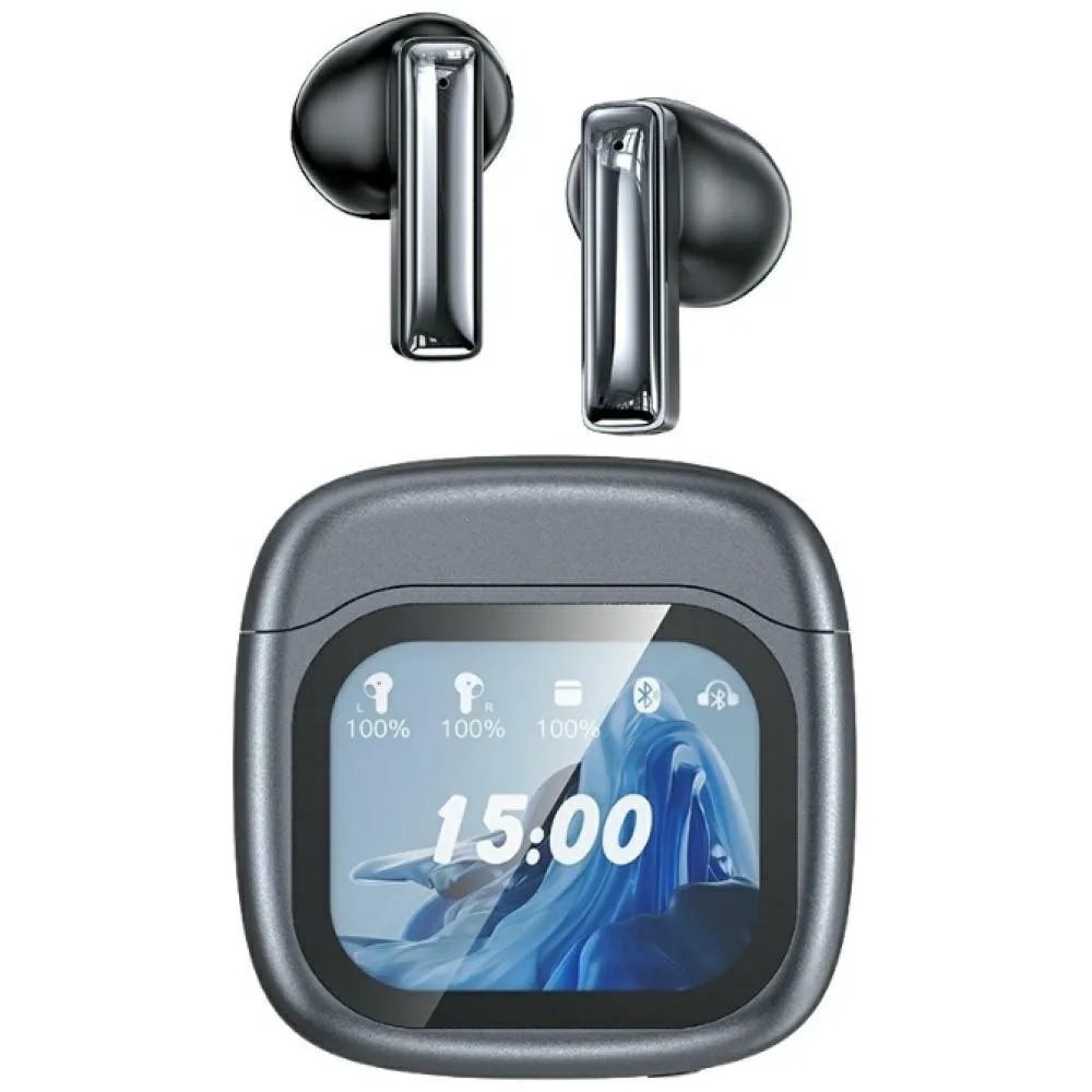 AWEI Bluetooth слушалки TP100 ENC 5.4 LCD черен
