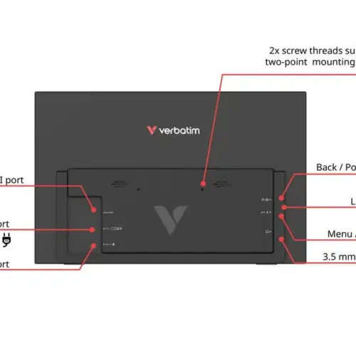 Alternative view of Verbatim Portable монитор Light 15,6 Full HD 60Hz