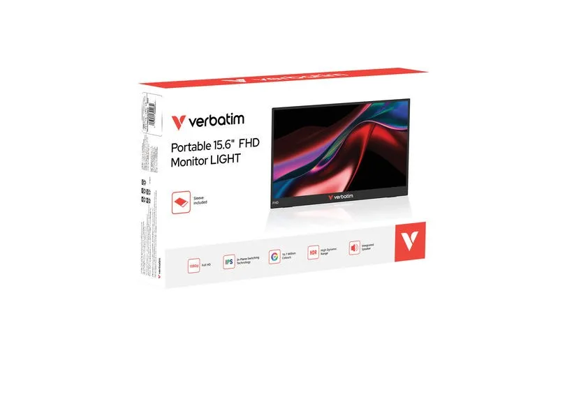 Verbatim Portable монитор Light 15,6 Full HD 60Hz - Image 3