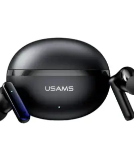 USAMS Bluetooth слушалки TWS E02 ANC+ENC черен
