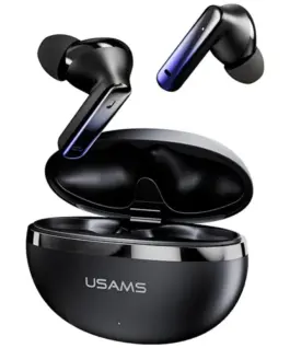 Alternative view of USAMS Bluetooth слушалки TWS E02 ANC+ENC черен