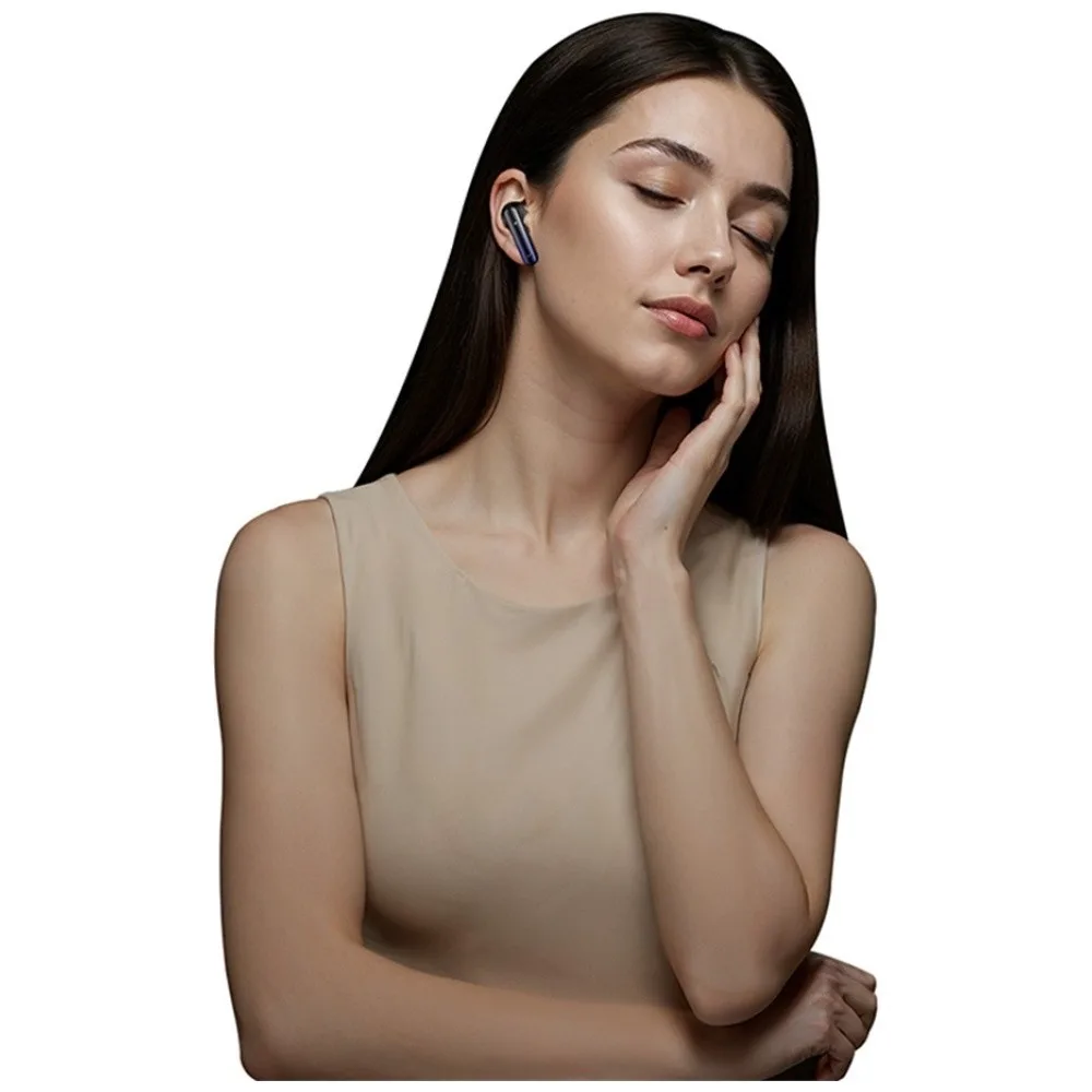 USAMS Bluetooth слушалки TWS E02 ANC+ENC черен - Image 5