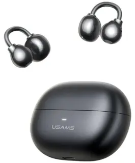 USAMS Bluetooth слушалки R02 Clip-on сив