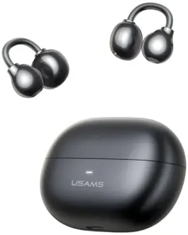 USAMS Bluetooth слушалки R02 Clip-on сив