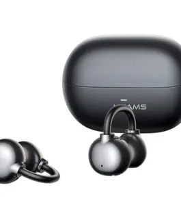 USAMS Bluetooth слушалки R02 Clip-on сив