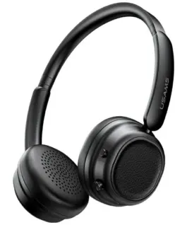USAMS Bluetooth слушалки 5.3 SR01 ANC черен