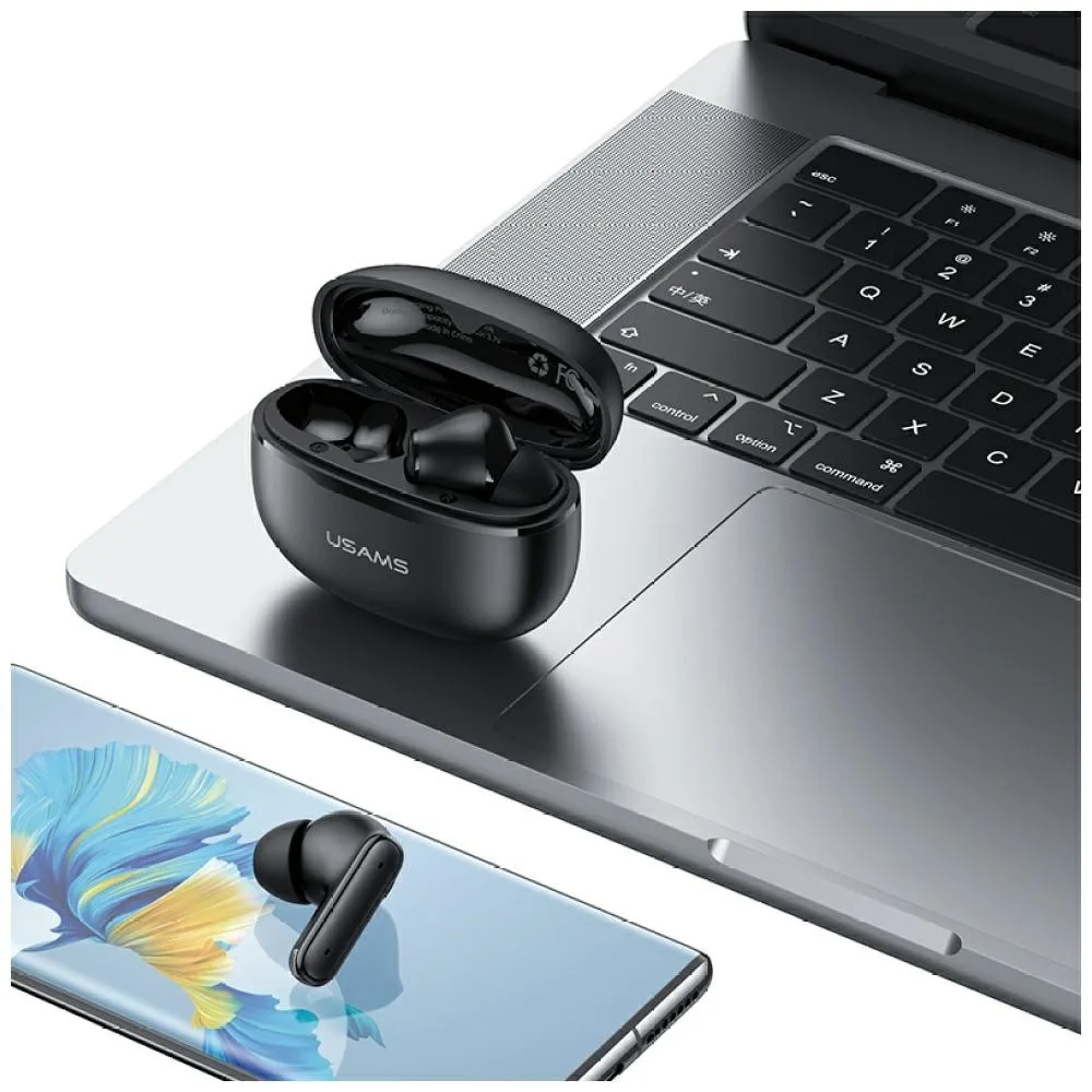 USAMS Bluetooth слушалки 6.0 E05 TWS черен - Image 2