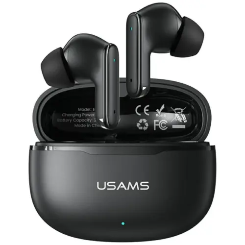 USAMS Bluetooth слушалки 6.0 E05 TWS черен