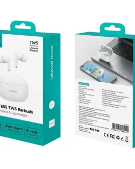 Alternative view of USAMS Bluetooth слушалки 6.0 E05 TWS бял