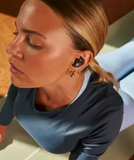Alternative view of Apple Earbuds Powerbeats Fit - wireless - Jet черен