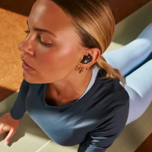Alternative view of Apple Earbuds Powerbeats Fit - wireless - Jet черен